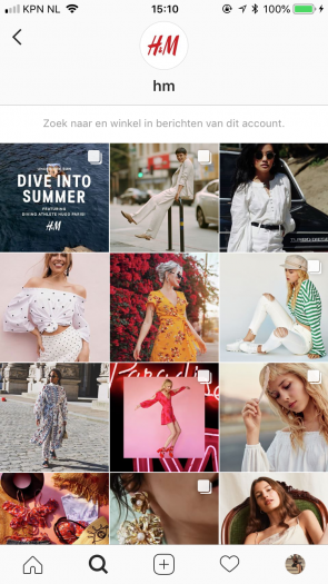 product tagging Instagram H&M