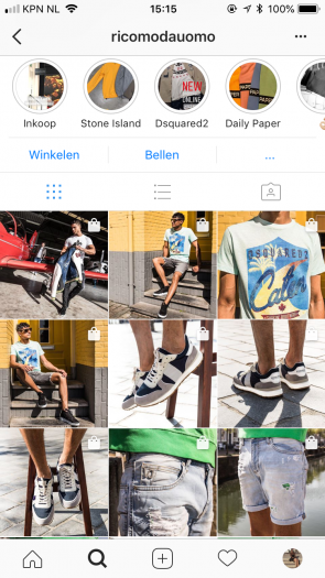product tagging Instagram Rico Moda