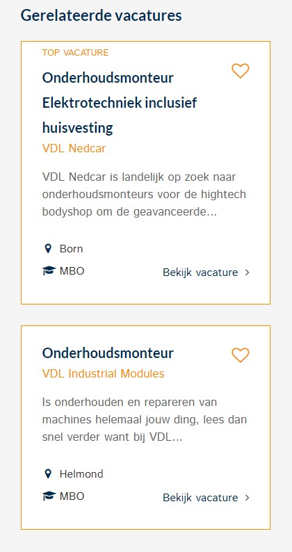 gerelateerde vacatures