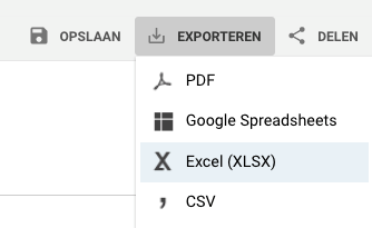 google analytics export maken2
