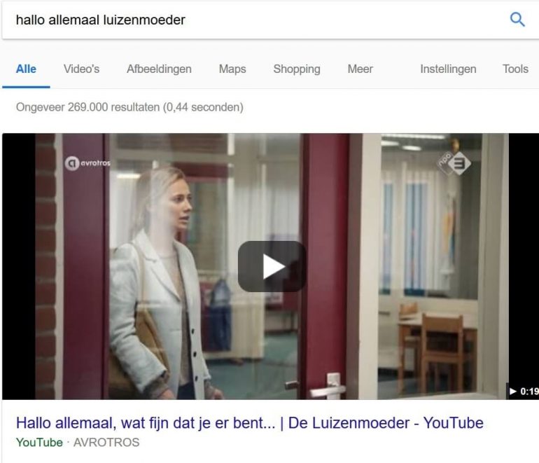 hallo allemaal video