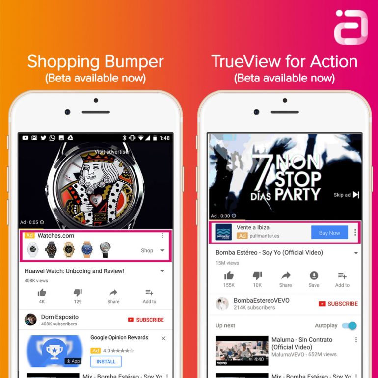 YouTube-For-Performance-TrueView-For-Action-Shopping-Bumper-Conversie-Button