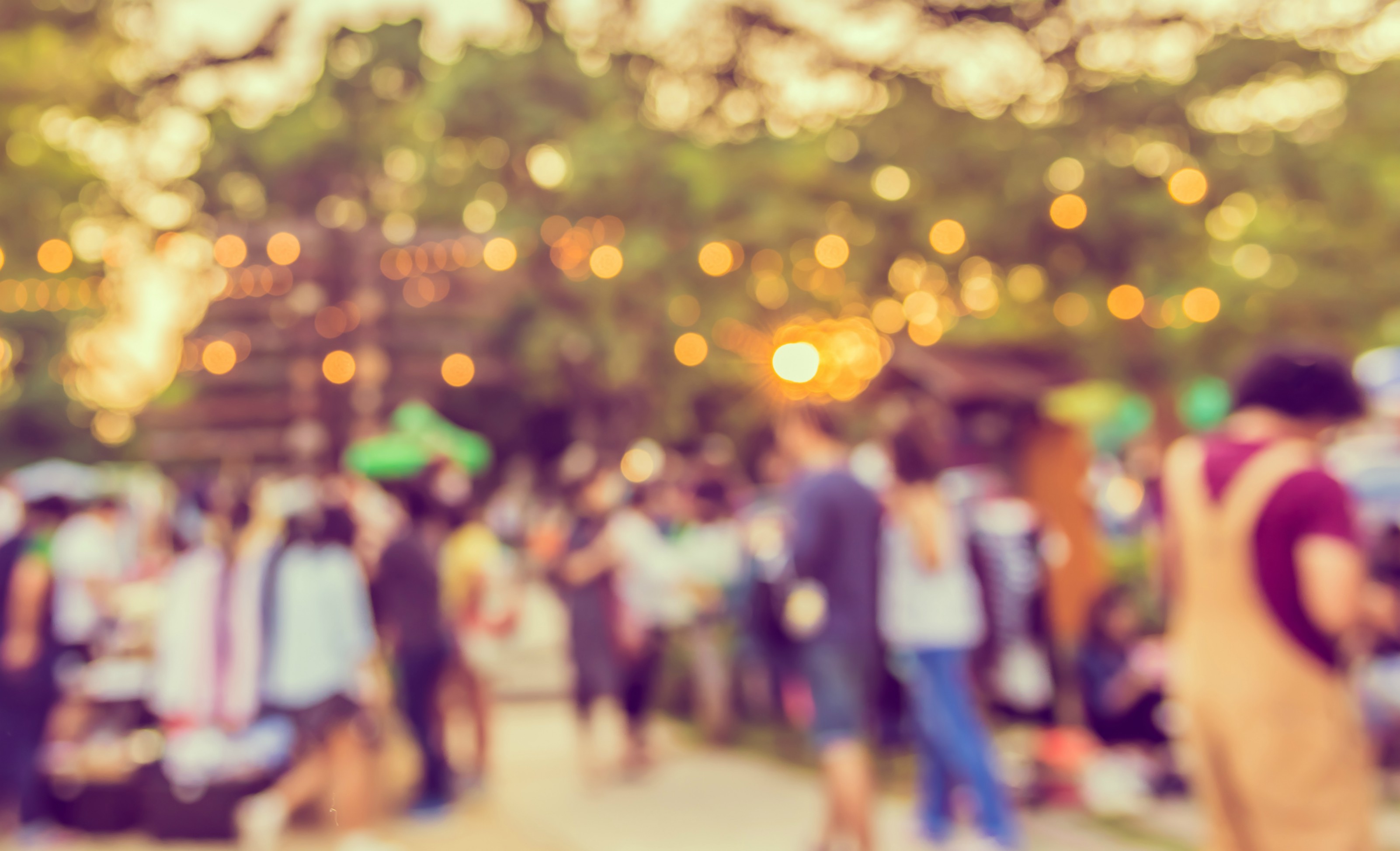 festival atmosphere