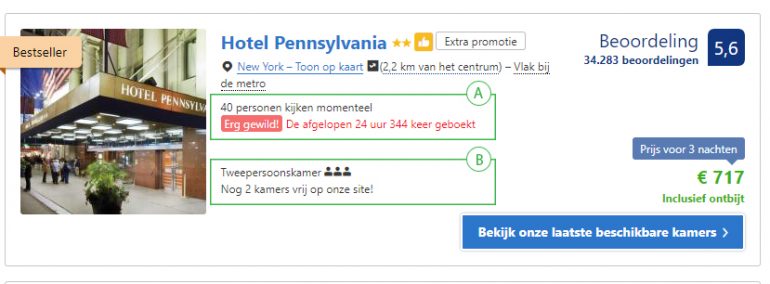 Loss Aversion voorbeeld afbeelding