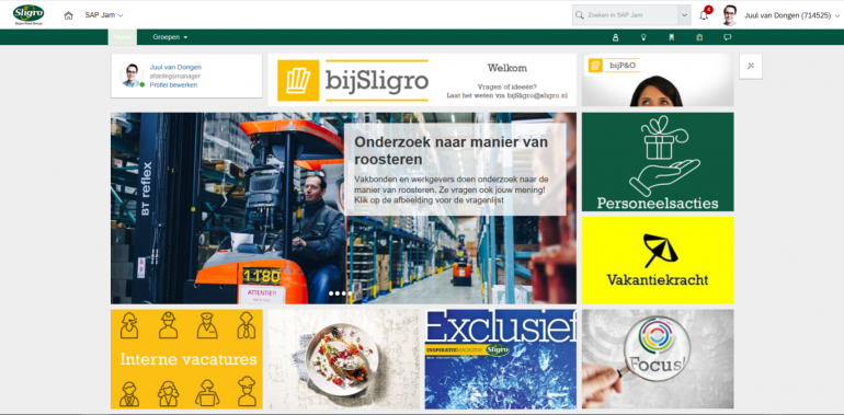 Sligro's SAP SuccessFactors HRM-software