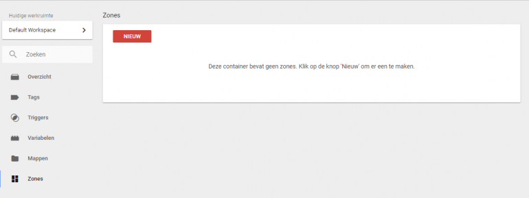 Zones Google Tag Manager