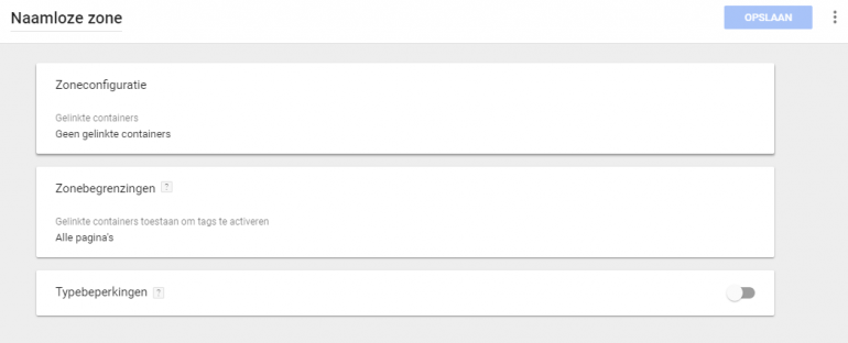 Zone Google Task Manager