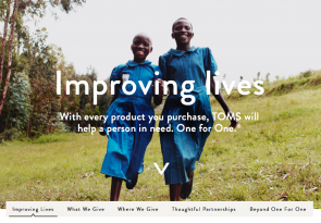 improving lives TOMS purpose marketing
