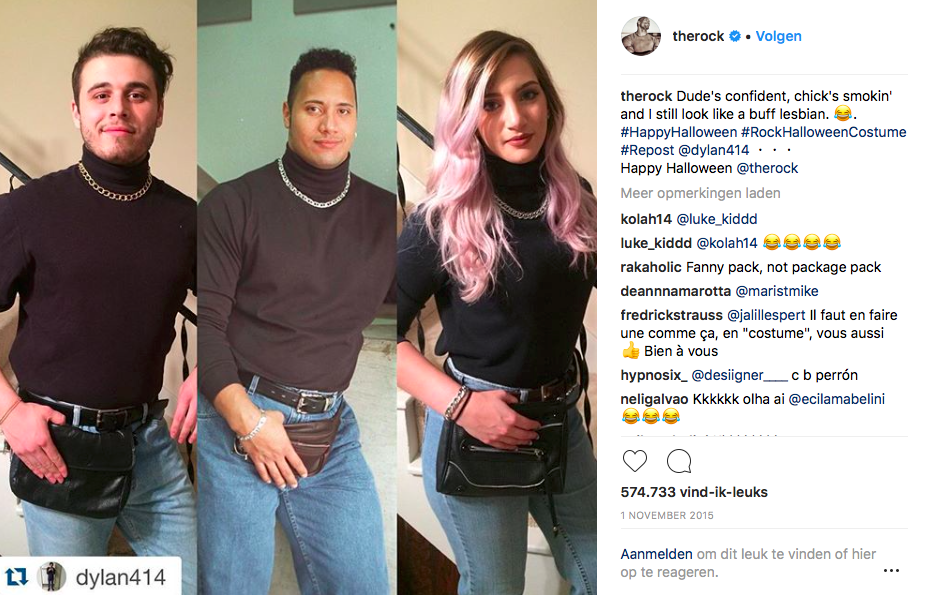 Fanny pack hype Dwayne 'The Rock' Johnson 