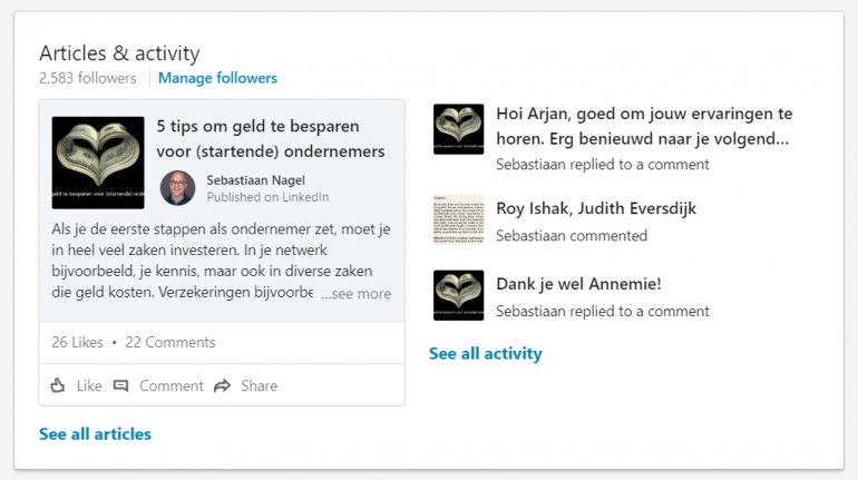 profiel linkedin