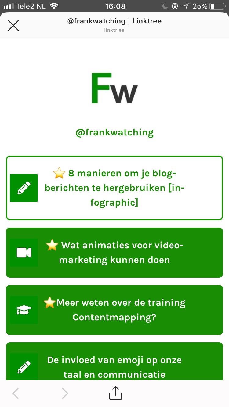 Linktree-Frankwatching