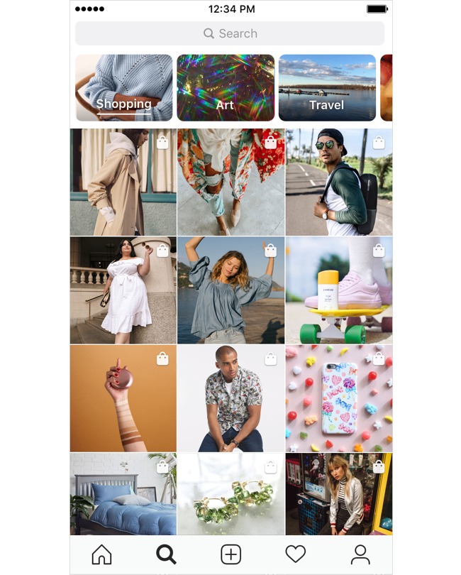 Shoppable posts Instagram
