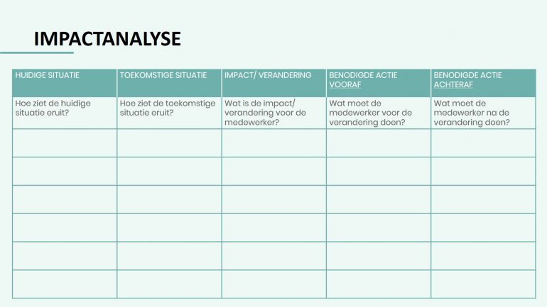 impactanalyse digitale transformatie