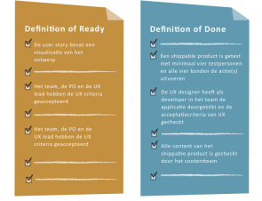 User experience in DoR en DoD
