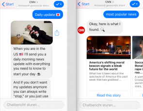 Gepersonaliseerde chatbots voorbeeld CNN