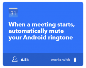 IFTTT functie