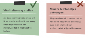 User experience in user stories voor een portaal