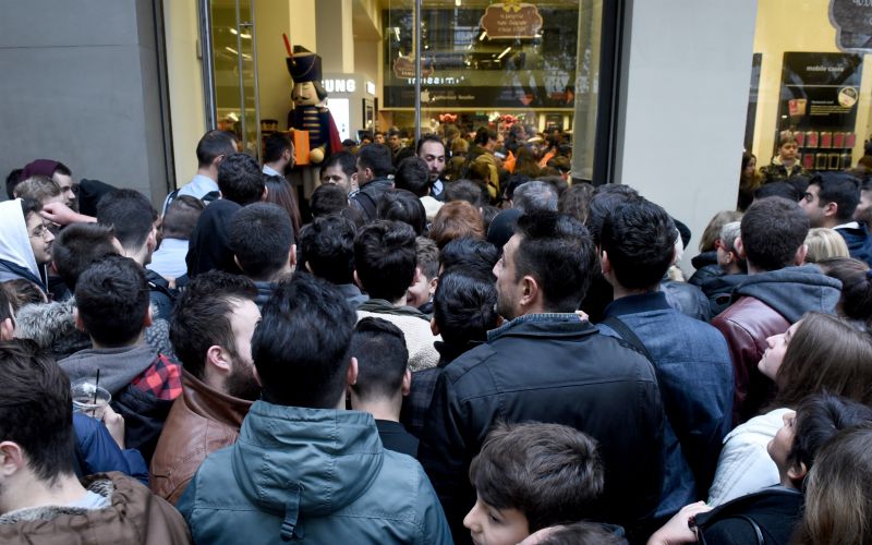 Black Friday drukte