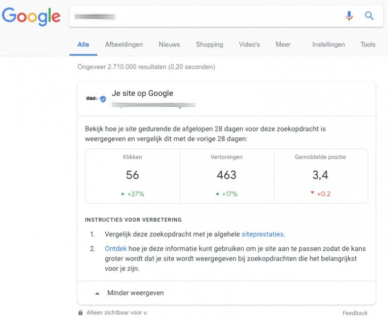 google search console