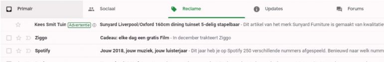 Gmail Promotions Tab