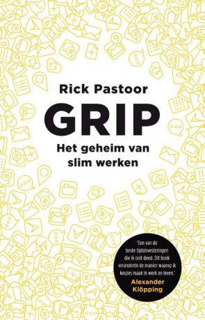 Boekcover Grip van Rick Pastoor.