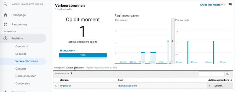 DuckDuckGo als zoekmachine