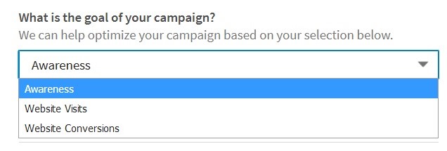 Doel van de LinkedIn campagne