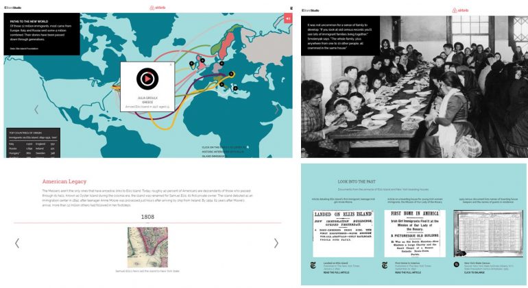 voorbeeld multimediale advertentie nyt airbnb