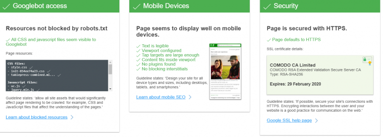 Varvy SEO tool