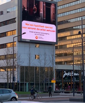 Voorbeeld dynamische DOOH-creatie