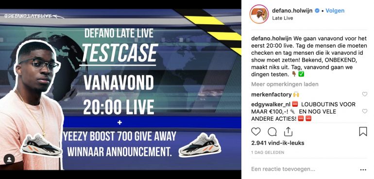 Defano Holwijn op Instagram