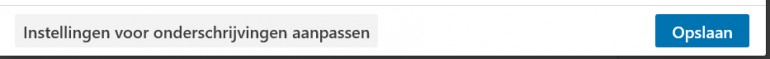 linkedin instellingen 14 onderschrijvingen