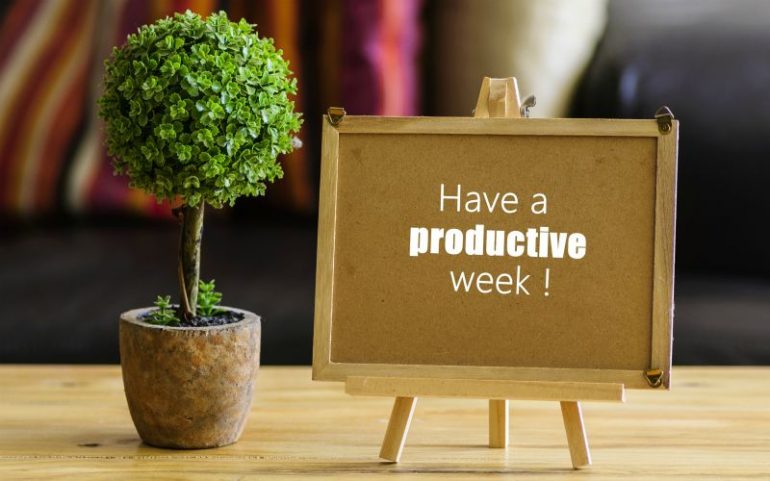 Have a productive week
