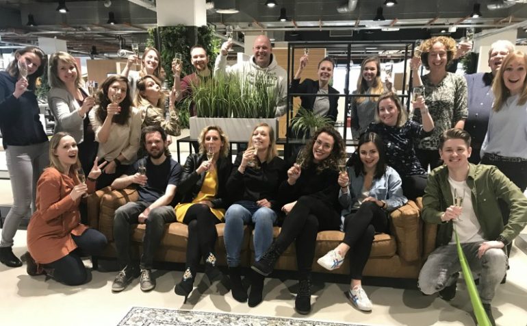 team frankwatching champagne
