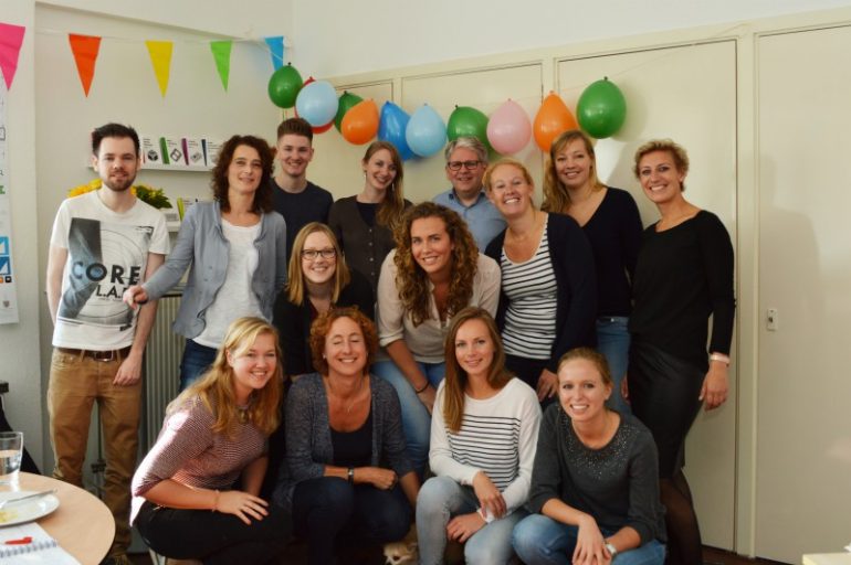 teamfoto oud-collega's Frankwatching
