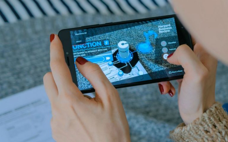 AR op smartphone