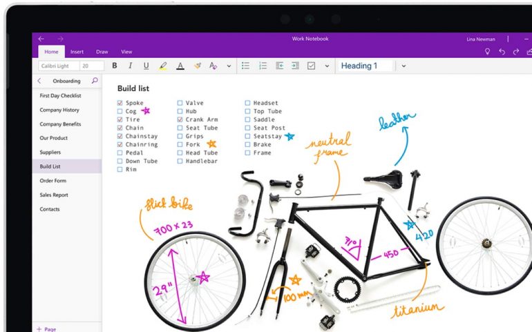 Microsoft Onenote voor slimmer werken.