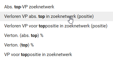 positiestatistieken