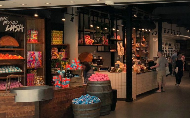 De winkel van Lush
