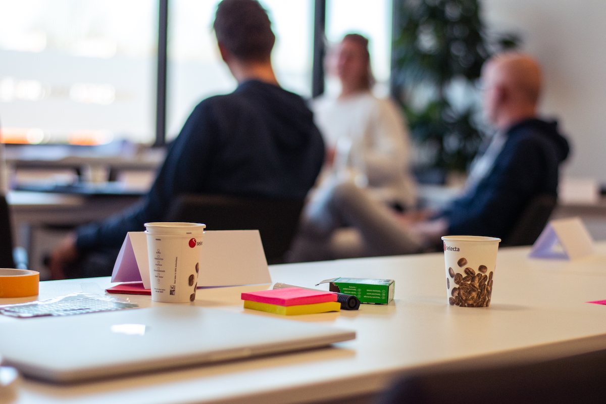 co-creatie team op kantoor