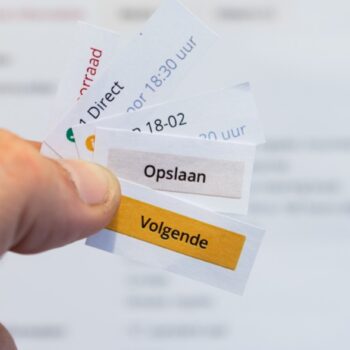 Paper prototyping: zo ontwerp je écht samen met klanten
