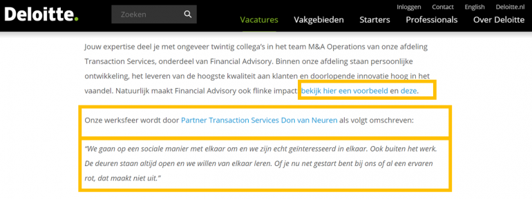 Werken bij Deloitte