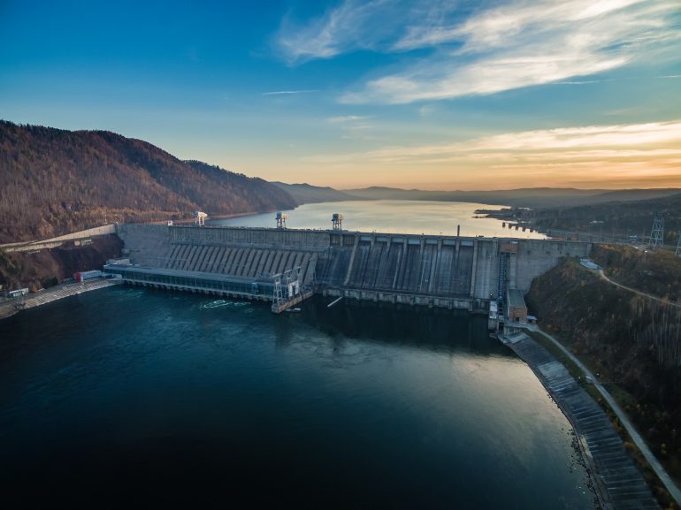 Waterkrachtcentrale voor blockchaintechnologie 