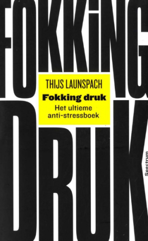 Screenshot van een van de boeken: Fokking druk.