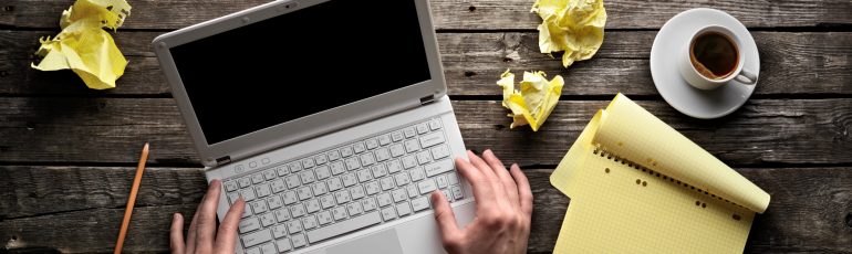 schrijven laptop copywriting