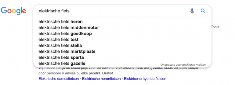 keyword focus platform google search
