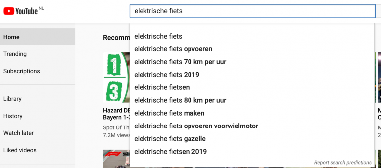 keyword focus platform youtube