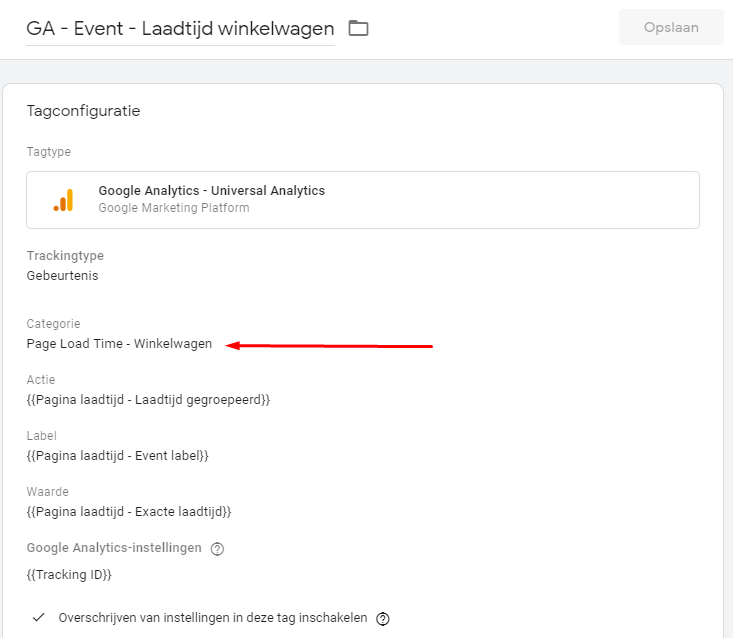 Google Tag Manager tags.