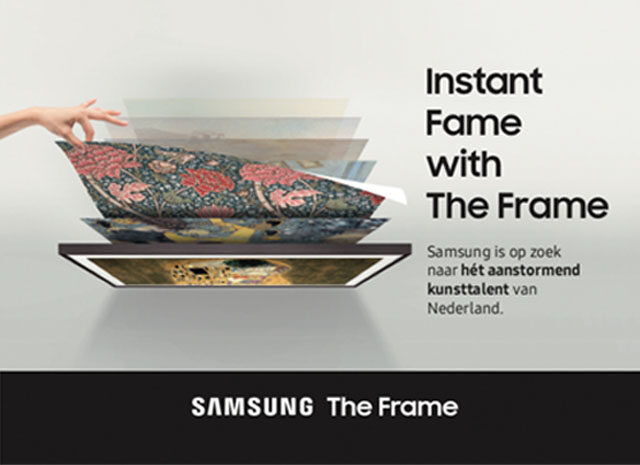 Samsung & het Cobra Museum starten zoektocht naar het grootste kunsttalent van Nederland met Instant Fame with The Frame
