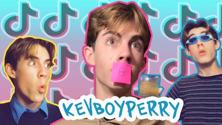 Screenshot van Kevboyperry, een bekende Tiktokker op TikTok.